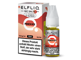 ELFLIQ Peach Ice Nikotinsalz Liquid - Elfbar Geschmack 20mg/ml 10ml