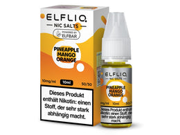 ELFLIQ Pineapple Mango Orange Nikotinsalz Liquid – 10ml Frucht-Mix