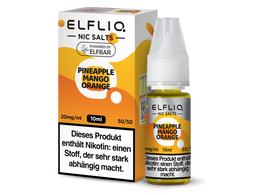 ELFLIQ Pineapple Mango Orange Nikotinsalz Liquid – 10ml Frucht-Mix