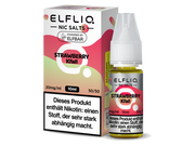 ELFLIQ Strawberry Kiwi Nikotinsalz Liquid in einer 10ml Flasche mit passender Verpackung.