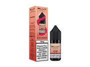 Elux Legend Nikotinsalz Liquid Juicy Peach in einer 10 ml Flasche mit Umverpackung.