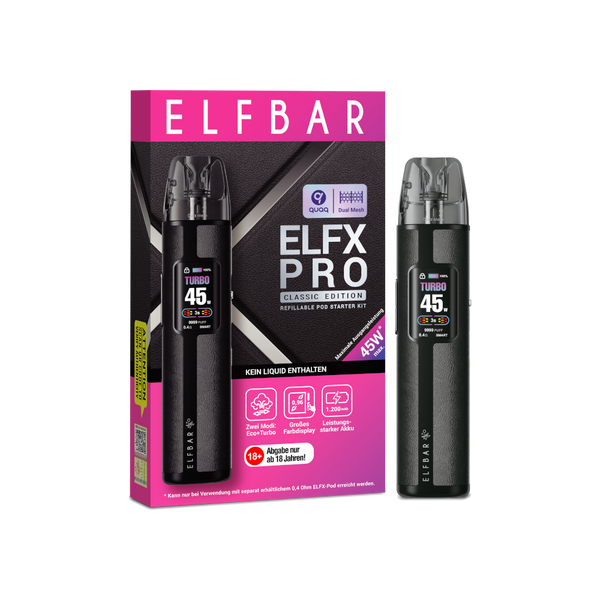 Elf Bar E Zigarette Nachfllbar ELF BAR | ELFX Refillable Kit