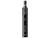 JustFog GLENT PRO E-Zigaretten Set in Schwarz mit Display und Filter-Mundstück.