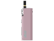 JustFog GLENT PRO E-Zigaretten Set in Rosa mit Filter-Mundstück und seitlichem Display.