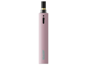 JustFog GLENT PRO E-Zigaretten Set in Rosa mit schwarzem Mundstück und Airflow-Regler.