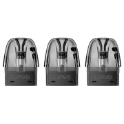 Drei Linvo Force X Pods mit transparenten Kappen und schwarzem Sockel.