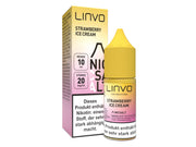 Linvo - Nikotinsalz Liquid - Strawberry Ice Cream
