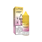 Linvo - Nikotinsalz Liquid - Strawberry Ice Cream