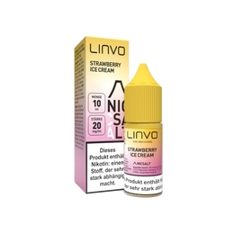 Linvo - Nikotinsalz Liquid - Strawberry Ice Cream