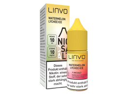Linvo - Nikotinsalz Liquid - Watermelon Lychee Ice