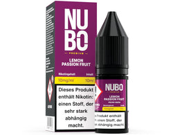 NUBO Lemon Passion Fruit Nikotinsalz Liquid – Zitrone & Passionsfrucht