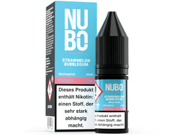 NUBO Nikotinsalz Liquid Strawmelon Bubblegum – Erdbeere, Wassermelone & Bubblegum