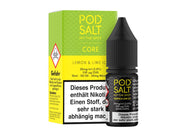 Pod Salt Core - Nikotinsalz Liquid - Lemon & Lime Ice
