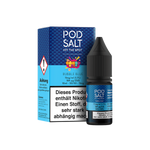 Pod Salt Bubble Blue Nikotinsalz Liquid mit 11mg/ml Nikotingehalt.