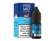Pod Salt Bubble Blue Nikotinsalz Liquid mit 11mg/ml Nikotingehalt.