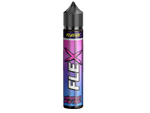 Revoltage FLEX Blue Razz Longfill Aroma in einer schlanken Flasche mit lila-blauem Farbverlauf.