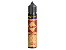 Revoltage BASED Longfill Aroma American Pie in einer 60 ml Flasche mit rot-goldenem Etikett.