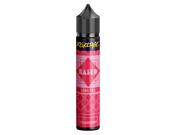 Revoltage BASED Strawberry Longfill Aroma in einer schlanken Flasche mit pinkem Etikett.