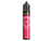 Revoltage BASED Strawberry Longfill Aroma in einer schlanken Flasche mit pinkem Etikett.