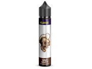 Revoltage Tobacco Silver Longfill-Aroma in einer 75 ml Flasche mit Totenkopf-Illustration.
