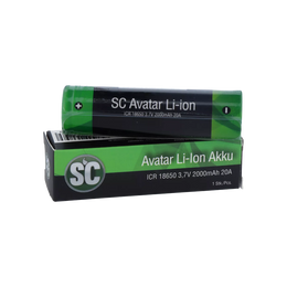 SC 18650er Akku 2000 mAh - 3,7 V