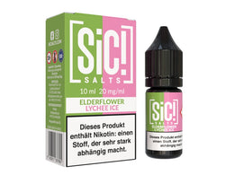 SiC! Salts Elderflower Lychee Ice Nikotinsalz Liquid 10 ml