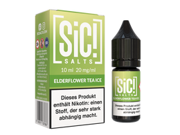 SiC! Salts Elderflower Tea Ice Nikotinsalz Liquid 10 ml 20 mg/ml