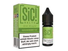 SiC! Salts Gooseberry Ice Nikotinsalz Liquid 10 ml 20 mg/ml