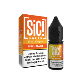 SiC! Salts - Nikotinsalz Liquid - Peach Tea Ice
