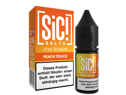 SiC! Salts - Nikotinsalz Liquid - Peach Tea Ice