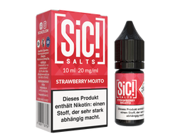 SiC! Salts Strawberry Mojito Nikotinsalz Liquid 10 ml 20 mg/ml