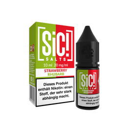 SiC! Salts - Nikotinsalz Liquid - Strawberry Rhubarb