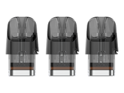 Drei Smok Novo Pods (CLX) mit Mesh-Coil und 3ml Tankvolumen.