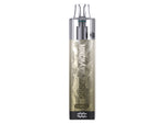 Uwell Nunchaku 10000 E-Zigarette mit marmoriertem Design und Display.