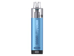 Uwell Nunchaku 10000 E-Zigarette in Blau mit Display.