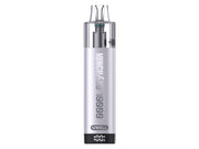 Uwell Nunchaku 10000 E-Zigarette in Silber mit Display.