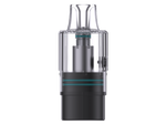 Transparenter Uwell Nunchaku 10000 Ersatz-Pod mit schwarzer Basis und integriertem Coil.