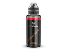 Vagrand Longfill-Flasche mit 10 ml Western Ranch Aroma für E-Zigaretten.