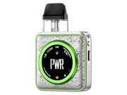 Vaporesso XROS 5 Nano E-Zigaretten Set mit rundem Touchscreen und silbernem Muster.