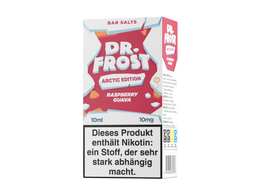 Dr. Frost Arctic Edition Nikotinsalz Liquid in der Geschmacksrichtung Raspberry Guava mit 10mg.