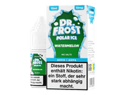Dr. Frost Watermelon Nikotinsalz Liquid in einer 10ml Flasche mit passender Umverpackung.
