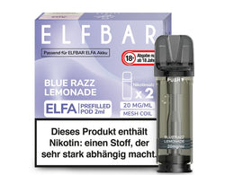Elfbar Elfa Pod 20mg/ml (2 Stück) - Blue Razz Lemonade