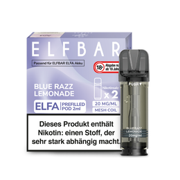 Elfbar Elfa Pod 20mg/ml (2 Stück) - Blue Razz Lemonade