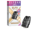 Elfbar Elfx Pod V2.0 Packung mit drei 0,8 Ohm Ersatz-Pods für E-Zigaretten.