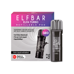 Elfbar - Elfa Turbo 0,8 Ohm Pod (2 Stück pro Packung)