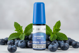 Flerbar Nikotinsalz Liquid Blueberry Mint 10mg/ml – E-Liquid mit Blaubeere-Minze Geschmack