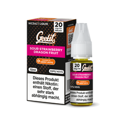 GeekVape - Geekit - Nikotinsalz Liquid - Sour Strawberry Dragon Fruit