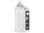 GEEKVAPE Aegis Hero 5 E-Zigarette in Weiß mit Display und Tank.