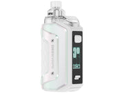 GEEKVAPE Aegis Hero 5 E-Zigarette in Weiß mit Display und Tank.