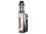 GeekVape Aegis Solo 3 E-Zigaretten Set in Silber und Schwarz mit Display und Z Subohm Tank.